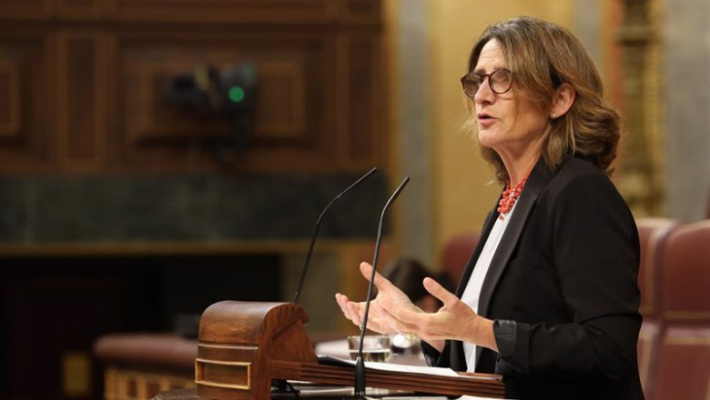 ep la vicepresidente tercera y ministra para la transicion ecologica teresa ribera interviene ep la vicepresidente tercera y ministra para la transicion ecologica teresa ribera interviene