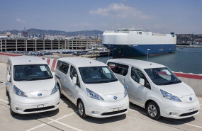 ep nissan distribution service en el puerto de barcelona e-nv200