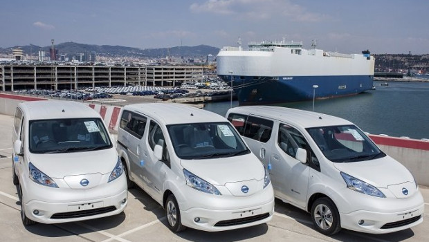 ep nissan distribution service en el puerto de barcelona e-nv200