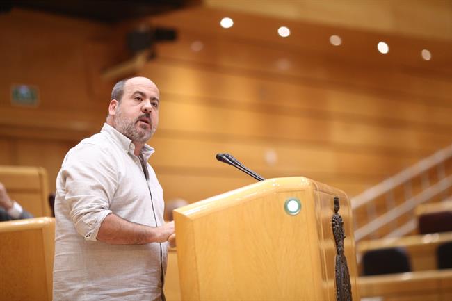 Oscar Guardingo, de Podemos, en el Pleno del Senado | EUROPA PRESS ep oscar guardingo de podemos enplenosenado