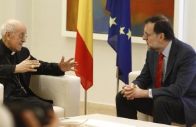 ep rajoy recibela moncloapresidentela conferencia episcopal espanola