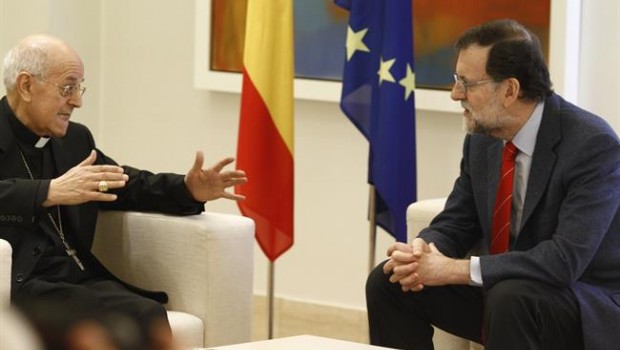 ep rajoy recibela moncloapresidentela conferencia episcopal espanola