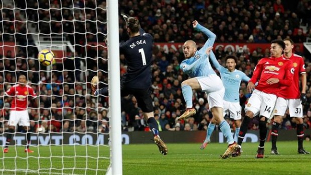 Silva (Manchester City) le marca a De Gea (Manchester United) | PREMIER LEAGUE ep silva manchester city le marcade gea manchester united
