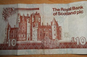 RBS Royal bank of Scotland money cash notes RBS Royal bank of Scotland money cash notes