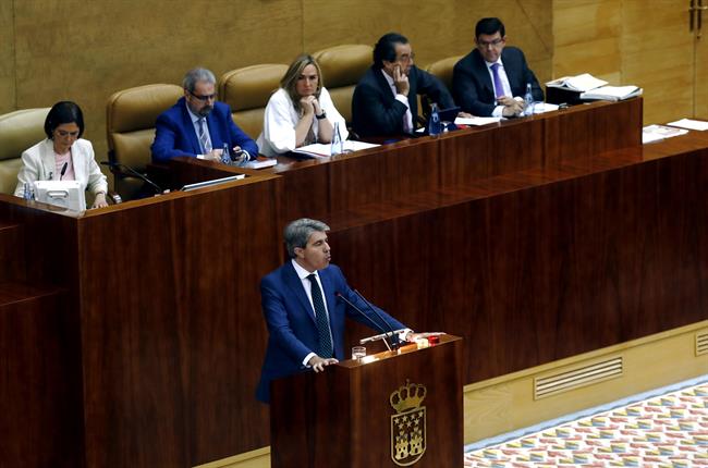 Ángel Garrido durante la moción de censura a Cifuentes | EUROPA PRESS ep angel garrido durantemocioncensuracifuentes
