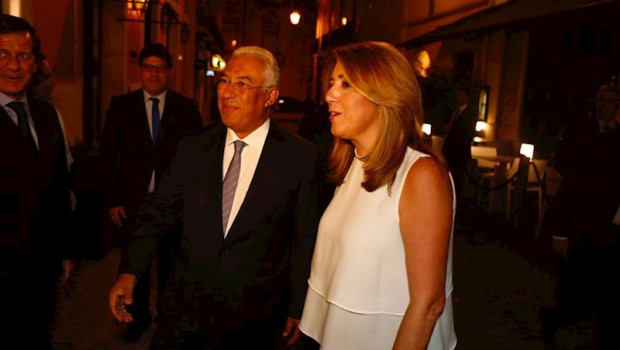 ep antonio costa y susana diaz en una foto de archivo