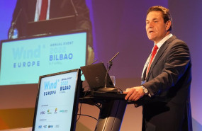 ep archivo   el presidente de la asociacion empresarial eolica aee juan diego diaz interviene en