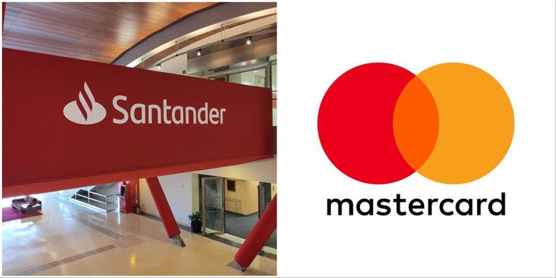 Archivo - Logos de Banco Santander y Mastercard | BANCO SANTANDER, MASTERCARD - Archivo ep archivo logos de banco santander y mastercard