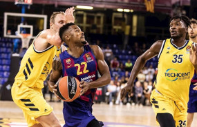 ep cory higgins 22 of fc barcelona during the euroleague basketball match between fc barcelona and