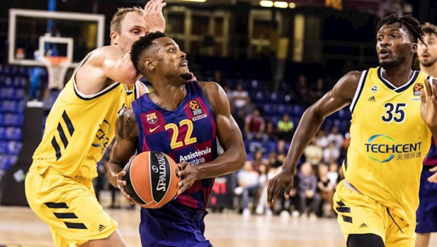 ep cory higgins 22 of fc barcelona during the euroleague basketball match between fc barcelona and