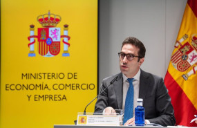 ep el ministro de economia y comercio carlos cuerpo durante una rueda de prensa posterior al consejo