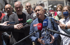 ep el secretraroo general de ugt pepe alvarez ofrece declaraciones a los medios durante una ep el secretraroo general de ugt pepe alvarez ofrece declaraciones a los medios durante una