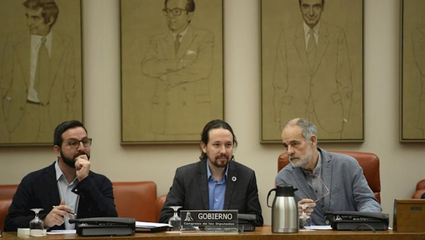 ep el vicepresidente segundo del gobierno pablo iglesias comparece en el congreso