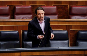 ep el vicepresidente segundo del gobierno pablo iglesiasen el congreso 15 de abril de 2020