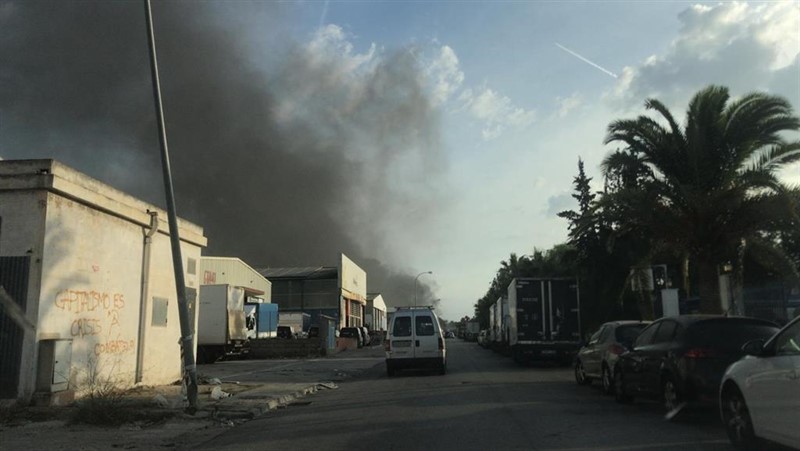 ep incendio en una nave del poligono de marratxi