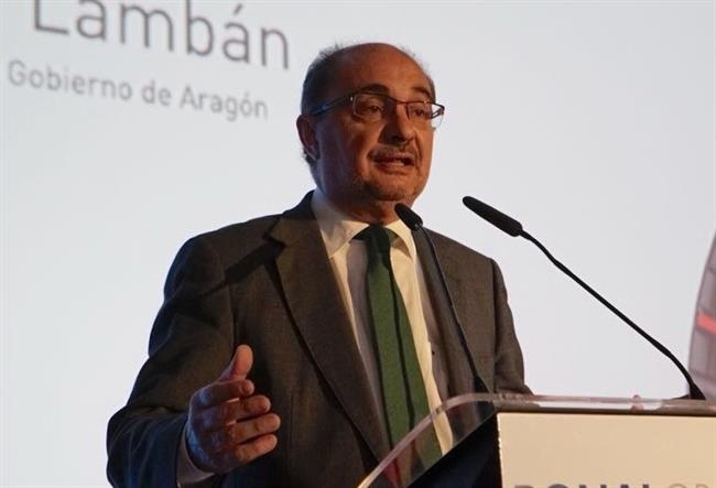 Javier Lambán, en un acto este martes en Teruel | GOBIERNO DE ARAGÓN ep javier lamban enactomartesteruel