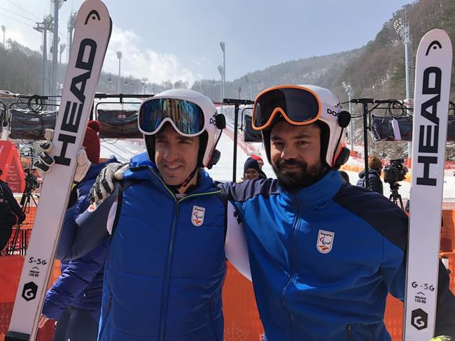 Jon Santacana y su guía Miguel Galindo Juegos Paralímpicos Invierno PyeongChang | CPE ep jon santacanasu guia miguel galindo juegos paralimpicos invierno pyeongchang