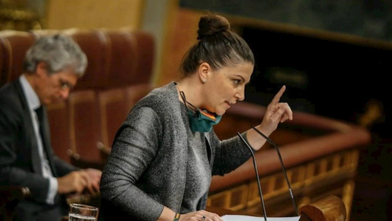 La diputada por Granada y secretaria general del Grupo Parlamentario VOX, Macarena Olona. | VOX ep la diputada por granada y secretaria general del grupo parlamentario vox macarena olona 20200510230103