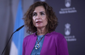 ep la ministra de hacienda y portavoz del gobierno de espana maria jesus montero este jueves en su