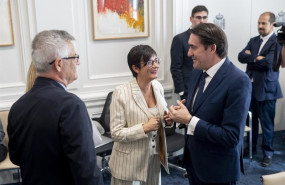 ep la ministra de vivienda y agenda urbana isabel rodriguez con algunos consejeros de viviendas de