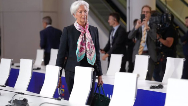 ep la presidenta del banco central europeo bce christine lagarde a su llegada a la reunion informal