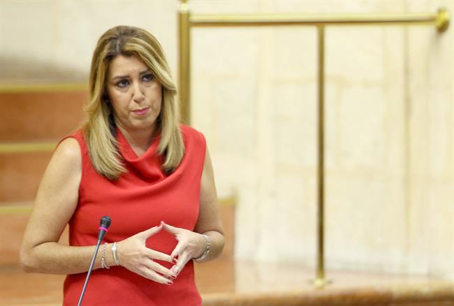 La presidenta de la Junta de Andalucía, Susana Díaz, en el Pleno del Parlamento | Europa Press/Archivo ep la presidentala juntaandalucia susana diaz enplenoparlamento 20180716160401