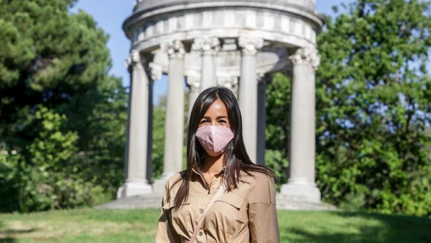 ep la vicealcaldesa de madrid begona villacis visita el parque de el capricho con motivo de su