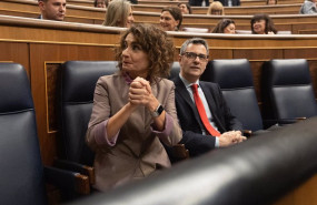 ep la vicepresidenta cuarta y ministra de hacienda y funcion publica maria jesus montero durante una