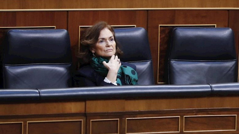 ep la vicepresidenta primera del gobierno carmen calvo
