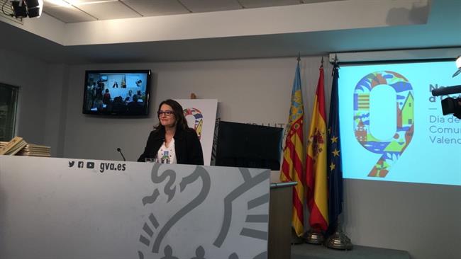 Mónica Oltra en la rueda de prensa posterior al Pleno del Consell | EUROPA PRESS ep monica oltrala ruedaprensa posteriorplenoconsell