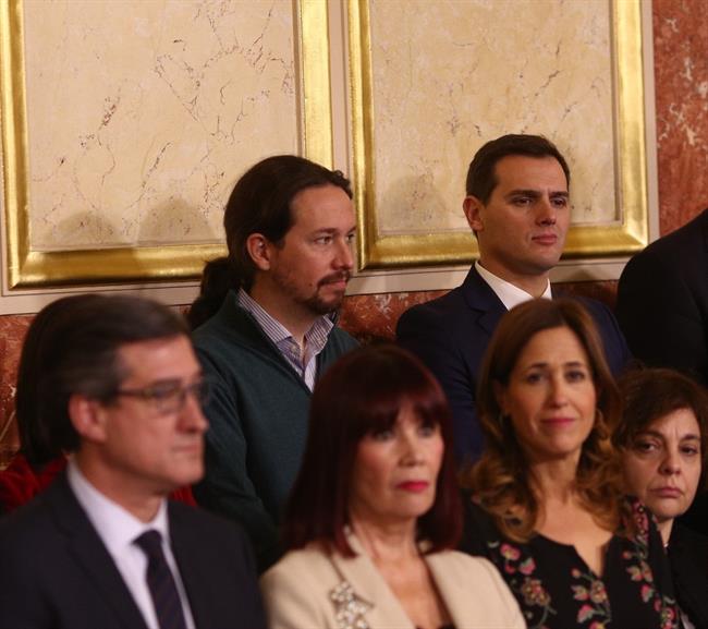 Pablo Iglesias y Albert Rivera | EUROPA PRESS ep pablo iglesiasalbert rivera