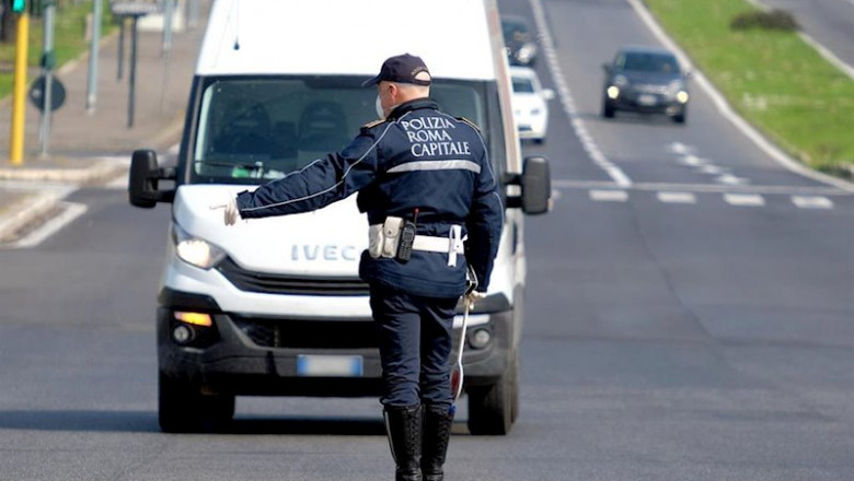 ep policia en italia durante la crisis del coronavirus