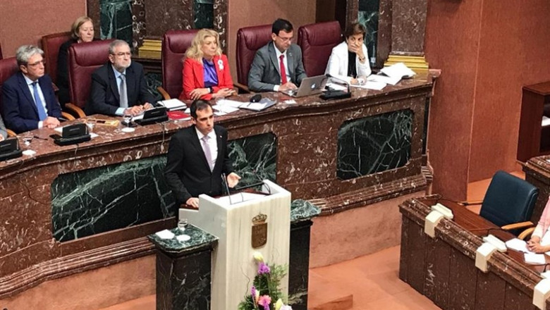 ep portavozvoxla asamblea juan jose liarte duranteintervenciondebateinvestidura