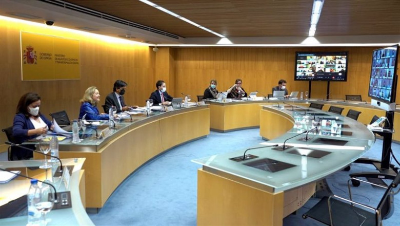 Reunión de la Conferencia Sectorial para la Mejora Regulatoria y el Clima de Negocios celebrada hoy y en la que han participado representantes de todas las comunidades autónomas y la FEMP y que ha sido presidida por la vicepresidenta primera, Nadia Calviñ | MINISTERIO ASUNTOS ECONÓMICOS ep reunion de la conferencia sectorial para la mejora regulatoria y el clima de negocios celebrada