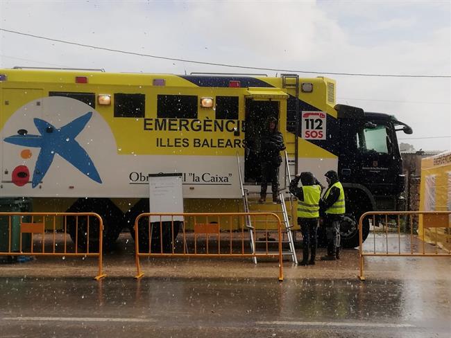 El servicio de emergencias en el puesto de mando en Sant Llorenç | EUROPA PRESS ep servicioemergenciaspuestomandosant lloren