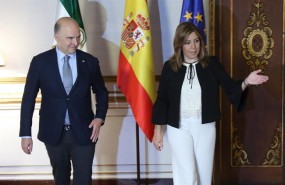 ep susana diaz recibio a pierre moscovicisevillajunio2017