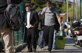 ep traslado de las personas sin hogar al palacio de deportes de granada
