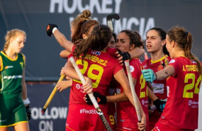 ep varias jugadorasla seleccion espanolahockey hierba celebrangol