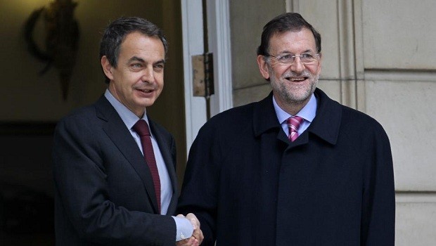 Zapatero Rajoy La Moncloa 2011