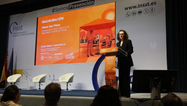 ep aitana gari perez inaugurando la jornada estres termico y radiacion