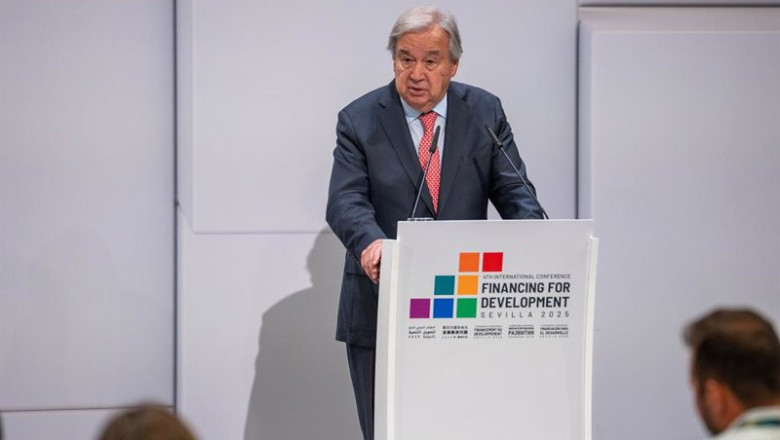 ep archivo el secretario general de naciones unidas antonio guterres atiende a los medios de ep archivo el secretario general de naciones unidas antonio guterres atiende a los medios de