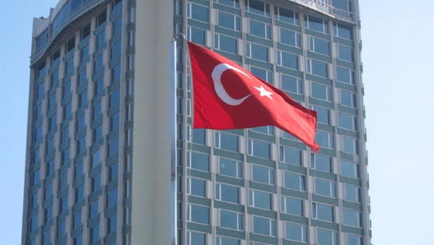 ep archivo   imagen de archivo de una bandera de turquia