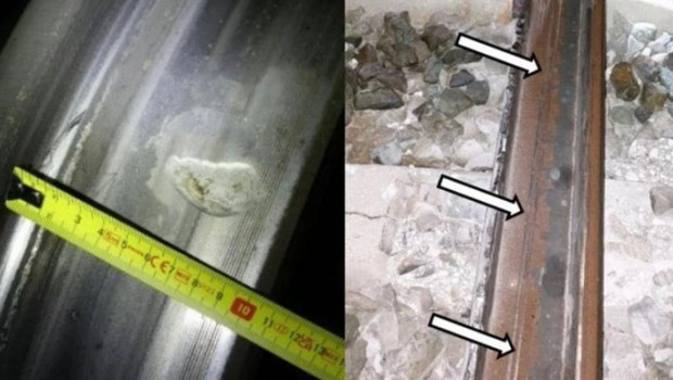 ep archivo   imagenes de la rodadura del iryo izquierda y del carril derecha afectado en el