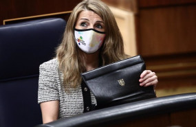 ep archivo   la ministra de trabajo yolanda diaz durante una sesion plenaria celebrada en el