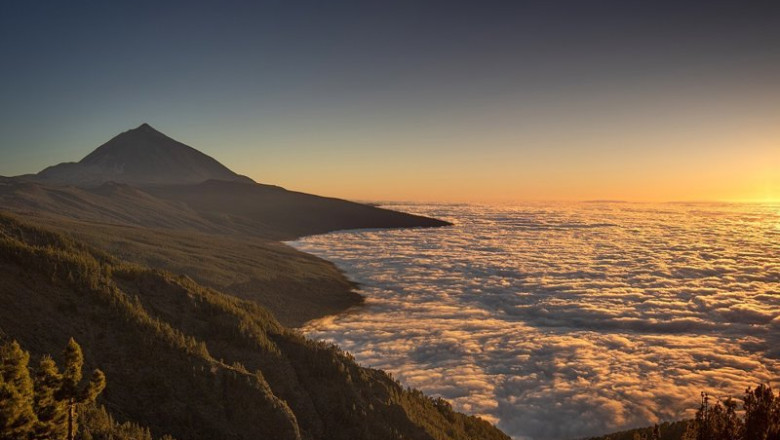 ep archivo   mar de nubes con el teide de fondo