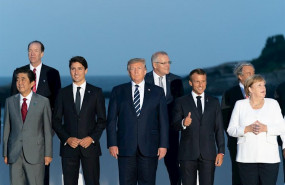 ep august 25 2019 - biarritz france president donald j trump joins the g7 leadership and extended g7