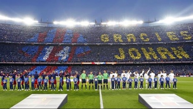 ep camp nou homenajeajohan cruyff