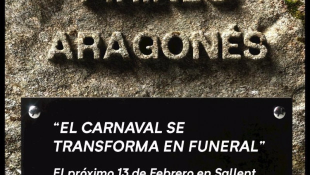 ep cartel de la movilizacion de sospirineo que escenificara un funeral el 13 de febrero en formigal