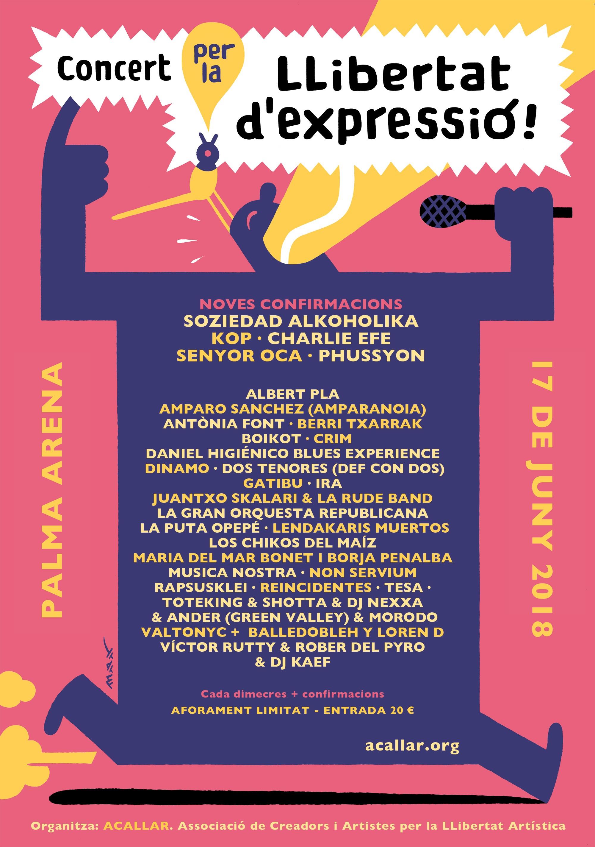ep cartelconciertola libertadexpresion