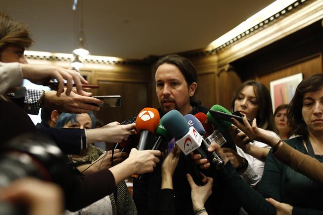 Declaraciones de Pablo Iglesias en el Congreso | EUROPA PRESS ep declaracionespablo iglesiascongreso